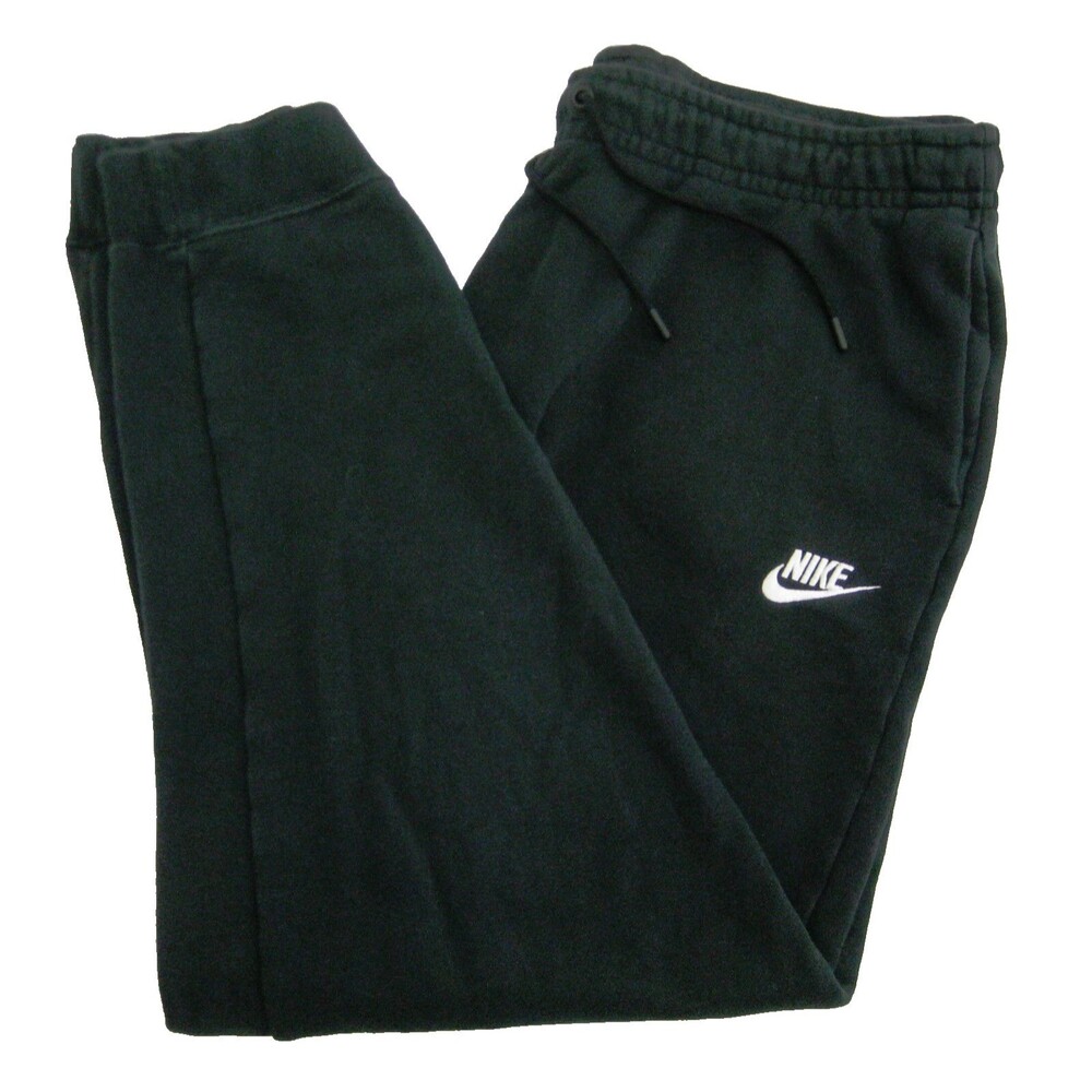 NIKE Men's Large Black Jogger Pants Athletic Sweatpants 2 Pockets Sports Fitness